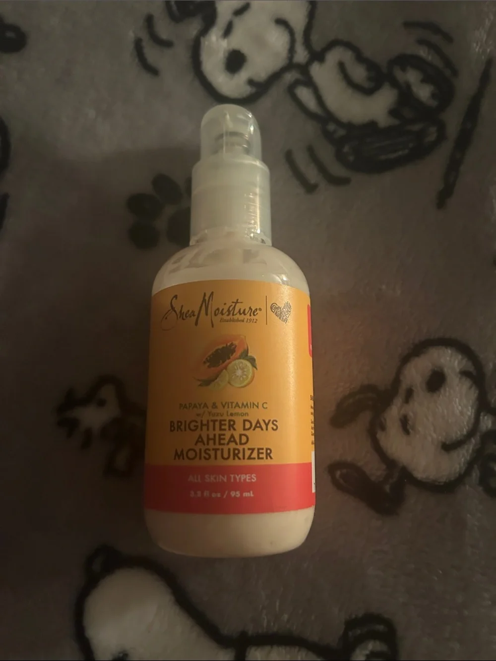 Shea Moisture Brightening Moisturizer — Yellow & Coral